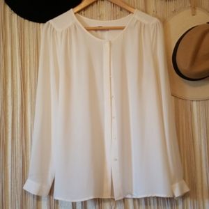 LOFT long sleeve blouse